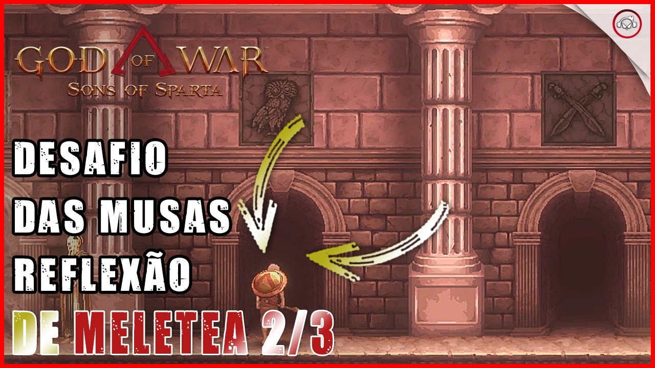 Miniatura do vídeo God of War Sons of Sparta, Como fazer o desafio das musas, Reflexão de Meletea 2/3 | Super-dica