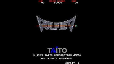 Volfied World revision 1 MAME Gameplay video Snapshot -Rom name volfied-