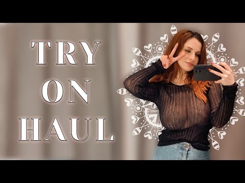 Transparent Try on Haul with Angelina