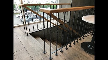 Lan can cầu thang bằng thép tròn có gân dùng cho cấu kiện bê tông cốt thép - Kho Tư liệu Xây dựng