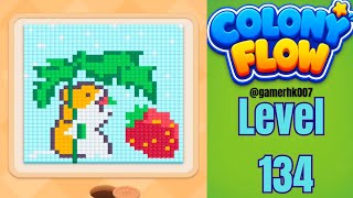 Colony Flow Level 134 hard level Walkthrough Solution 