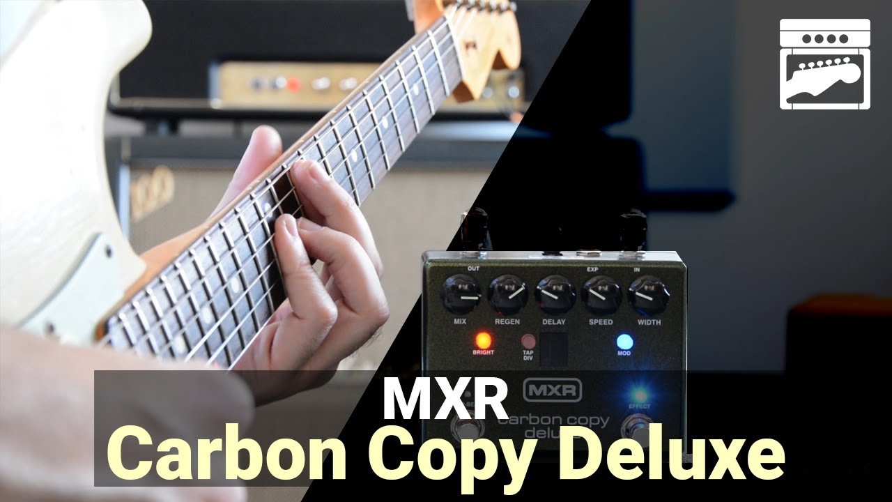 MXR Carbon Copy Deluxe Analog Delay Guitar Effect Pedal - YouTube