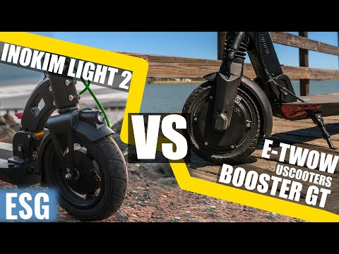 Inokim Light 2 vs E-TWOW Booster GT, Best Ultra-Portable Electric Scooter Showdown