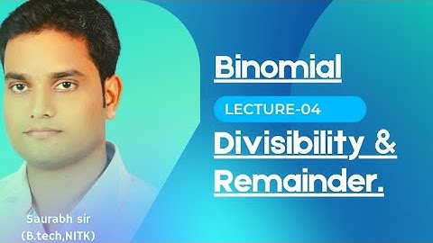 DIVISIBILITY & REMAINDER problems with short tricks | using BINOMIAL THEOREM || SAURABH SIR | CSP