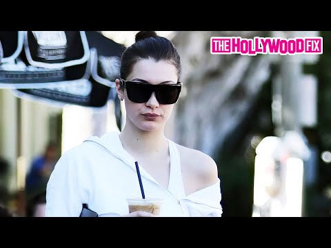 Bella Hadid & Lauren Perez Grab Coffee Before Hitting Yolanda Hadid's Condo Ahead Of Fashion Week