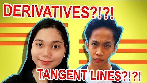 DERIVATIVE OF A FUNCTION AND SLOPE OF A TANGENT LINE || A & D Tutorials