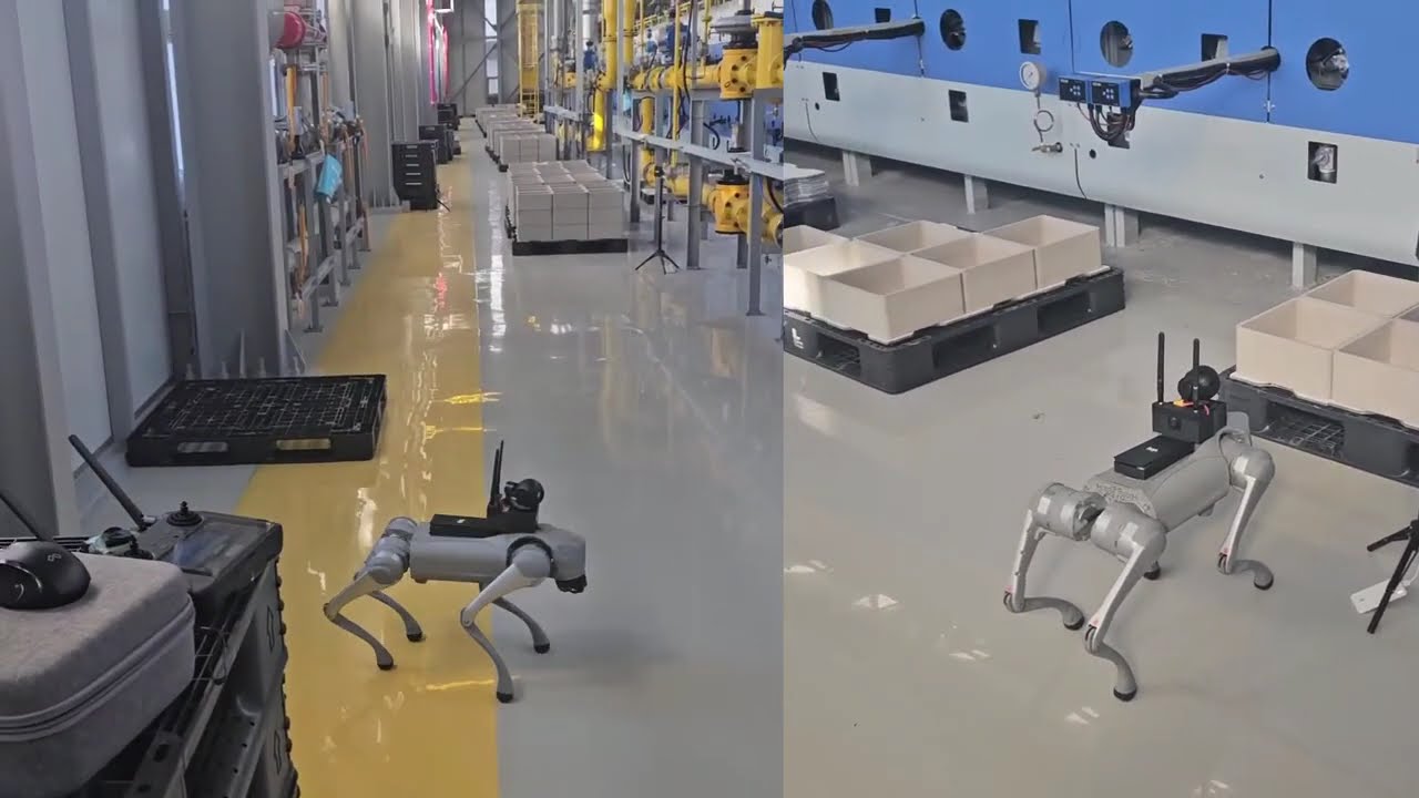 CereVellum | Robotdog Factory Patrol System