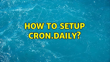 Ubuntu: How to setup cron.daily?