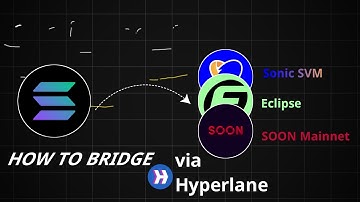 How to Bridge Tokens from Solana to Eclipse, Sonic and SOON Mainnet ( Ethereum SVM Layer 2 )