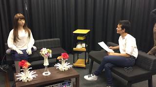 Conversation with Erica. Ishiguro Intelligent Robotic Laboratory. April 2018