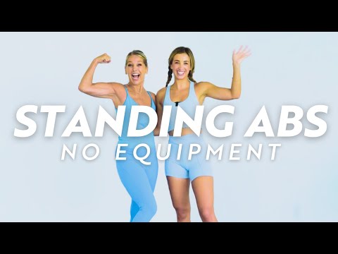 10 Minute Standing Abs with Katie & Denise Austin | Mother Daughter Workout