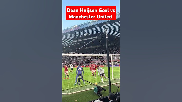 Dean Huijsen Goal vs Manchester United | Bournemouth vs Manchester United #huijsen #allgoals