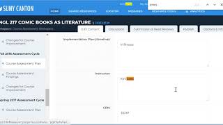 Taskstream Troubleshooting 1:   Importing Measures from Previous Semesters
