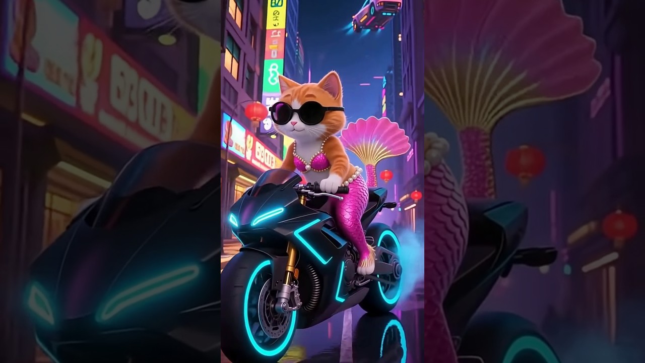 Cat's Mermaid Transformation Will Make You Smile! 🧜🐱