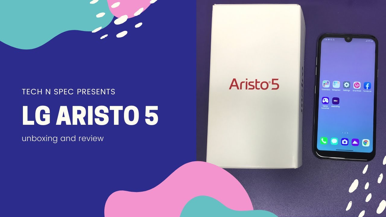 LG Aristo 5 unboxing