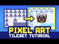 Pixel art tileset tutorial top down pixel art