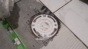 How To Cut A Piece Of Tile Around A Toilet Flange SIMPLE & EASY