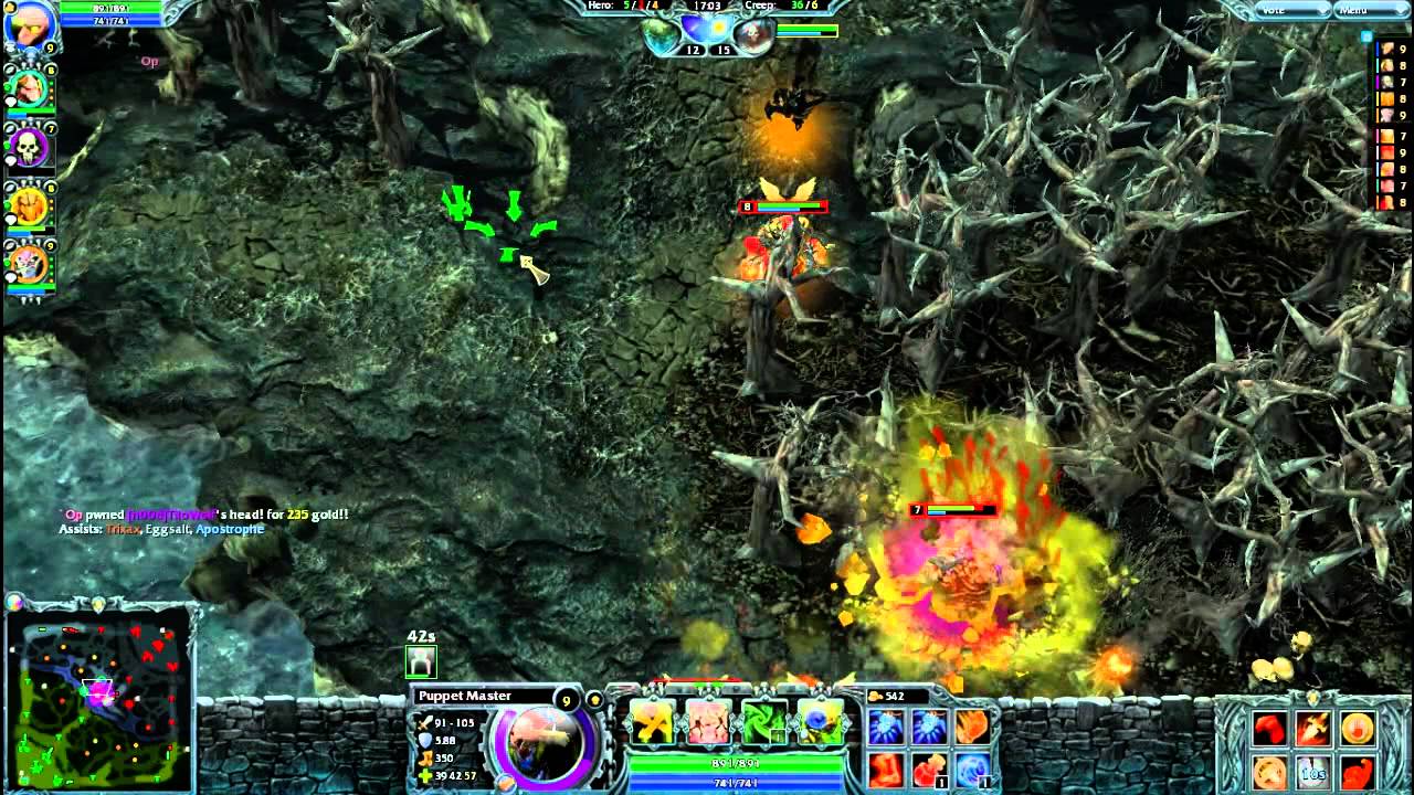 [SmZ 42] Heroes of Newerth Puppet Master and His Puppets - YouTube