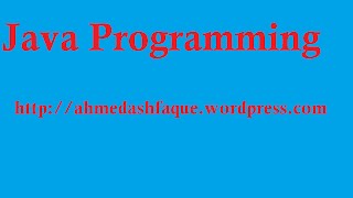 Learn Java programming in 5 days! Part #2 (Java programming fundamentals)