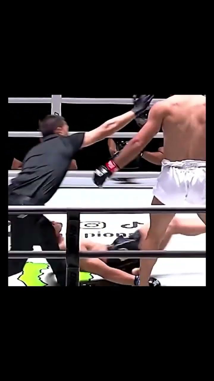 Knocked him ? Via - @onechampionship #mma #knockout #combatsports