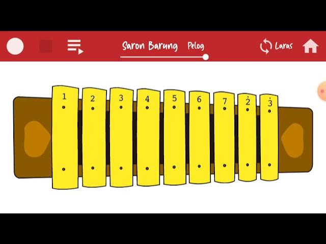 not saron Gending eling eling versi gamelan android - YouTube