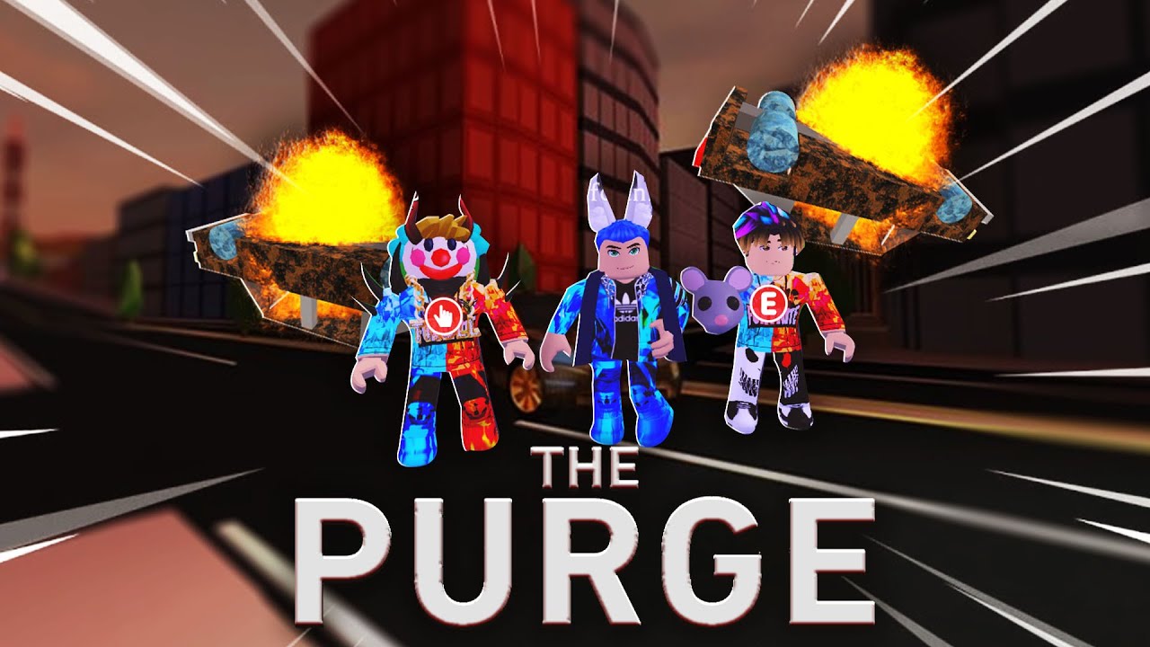 THE PURGE IN ROBLOX!! - YouTube
