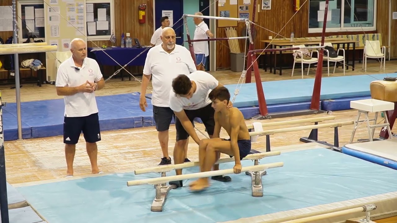 EUROPEAN GYMNASTICS MAG JUNIOR TRAINING CAMP THESSALONIKI 2023 - PARALLEL BARS - part one