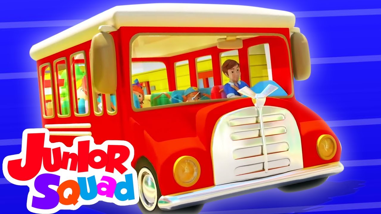 ⁣Ruote sull'autobus | Canzoni per bambini | Junior Squad Italiano | Filastrocche | Scuola matern