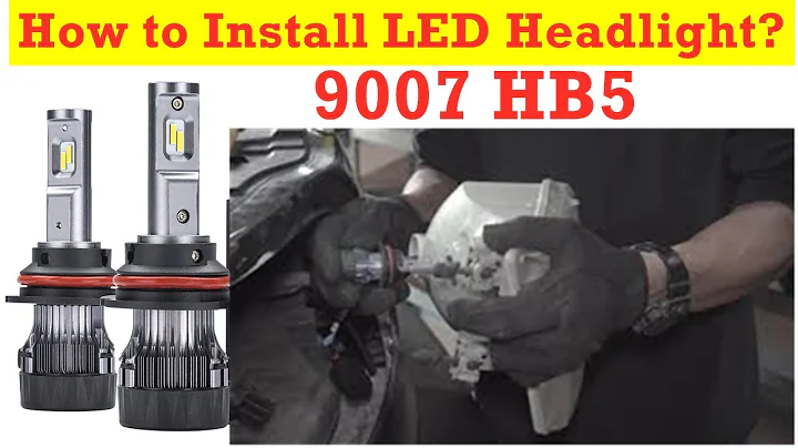 How to Install | Change | Remove HB5 9007 LED Headlights Bulbs Replace