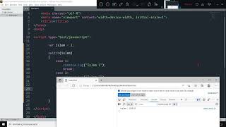 Javascript Switch Case Kullanımı