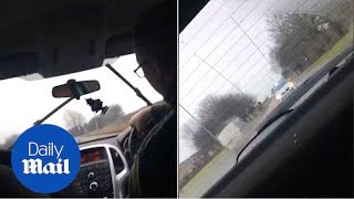 Driver Condemned After Posting Video Of His Car Chase With Police - Daily Mail