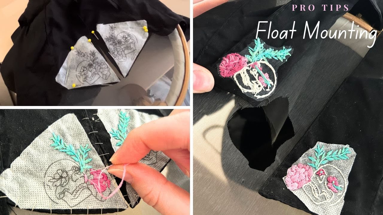 Pro Tip: How to Float Mount a Garment - YouTube