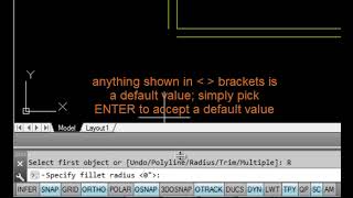 Offset and Fillet commands: Classic AutoCAD series