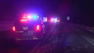 I-40 westbound at Sedillo Hill, Tramway reopened after crashes, icy conditions