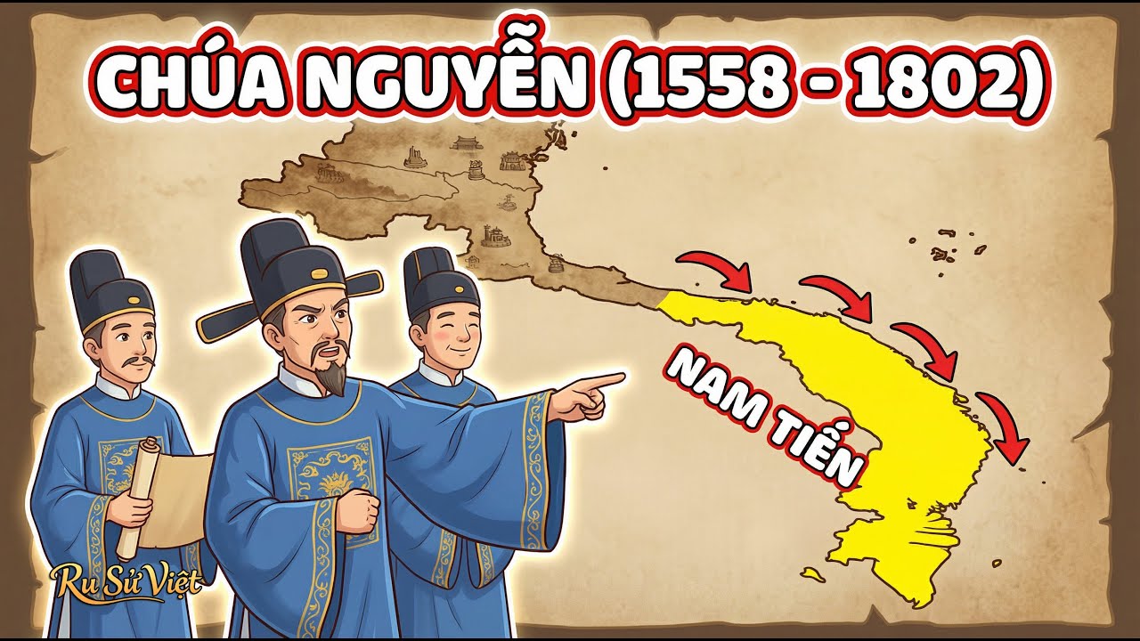Chúa Nguyễn (1558–1802) | Hành Trình Nam Tiến Mở Mang Bờ Cõi Đại Việt | Ru Sử Việt