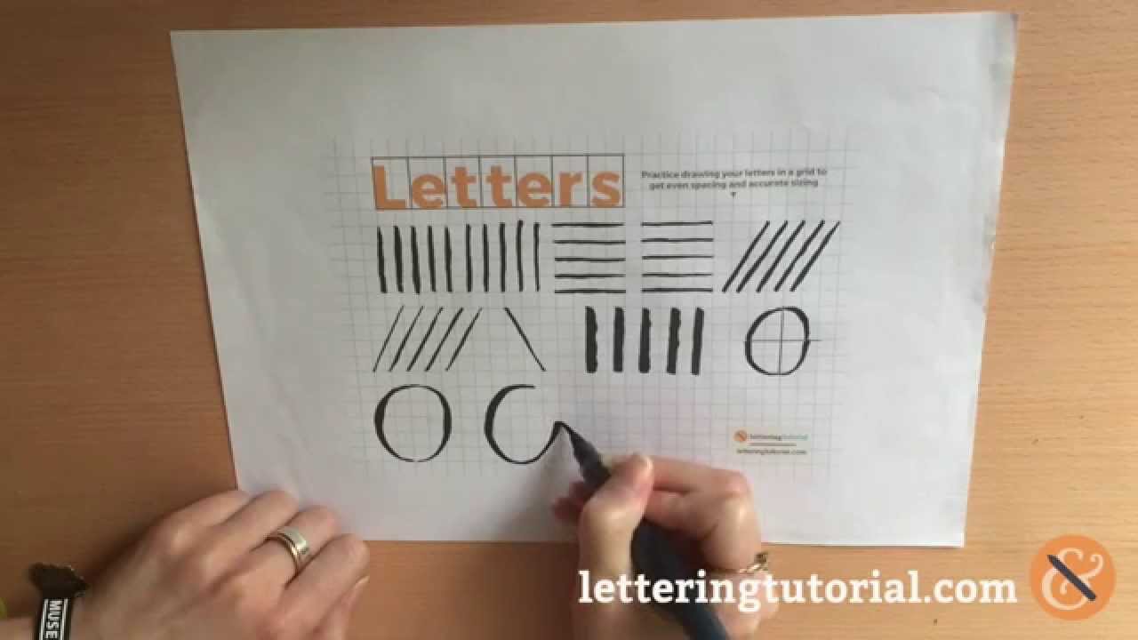 Brush Lettering Techniques: Curves - YouTube