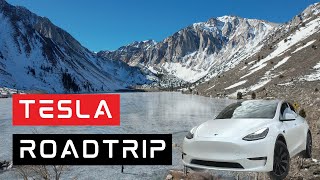 Taking My Tesla to the Mountains in Mammoth Lakes