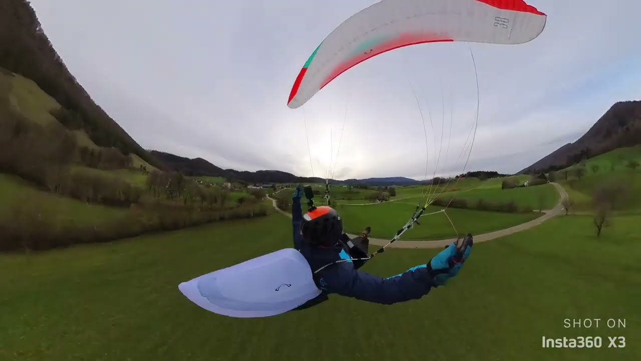 Stormy flight around Montsevelier