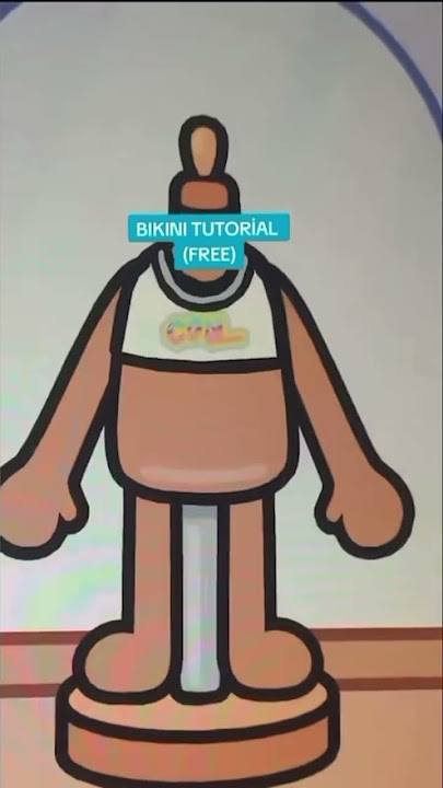 Free bikini tutorial 💕💕 ￼#tocalifeworld #tocaboca #tutorial #free #clothes #cute #love #shorts