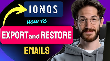 How to EXPORT and RESTORE EMAILS in IONOS (Step by Step) 2025