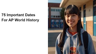 Full 75 Important Dates for AP World History Update