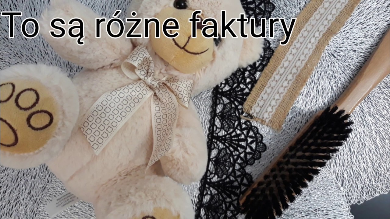 Lekcja plastyki klasa 5. Różne rodzaje faktury - YouTube