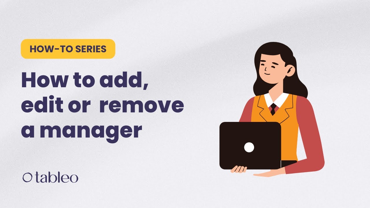 How to add, edit or remove a manager - YouTube