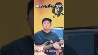 ts-808 과 슬랩백 테잎에코를 사용한 블루스 기타솔로톤 #blues #ts-808 #spaceecho #fender #vintage
