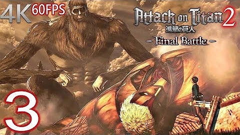 A.O.T. 2: Final Battle (Xbox One X) Scout Regiment Story - Gameplay Walkthrough Part 3 [4K 60FPS]