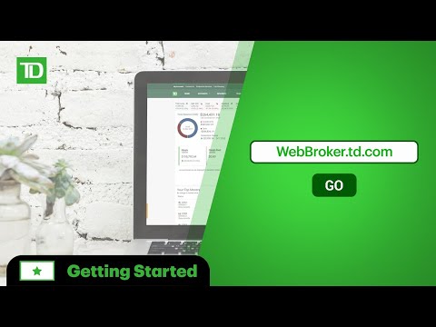 How to Navigate TD Direct Investing's WebBroker