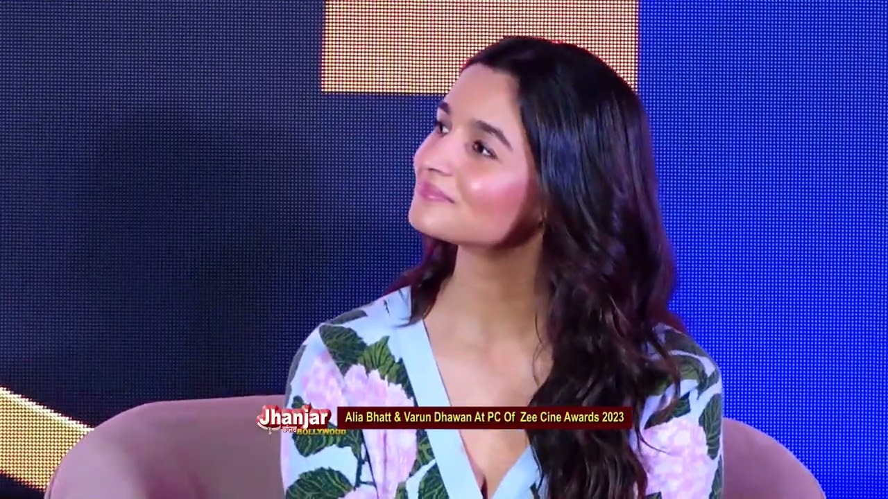 Alia Bhatt & Varun Dhawan At PC Of  Zee Cine Awards 2023