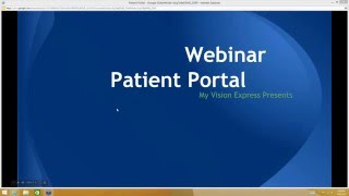 My Vision Express®: Patient Portal Training