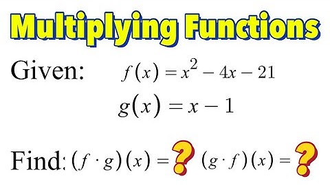 Operations Of Function (Part 1)