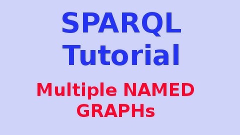 Simple SPARQL Tutorial 29/29: More on Querying Named Graphs - Multiple NAMED GRAPHs